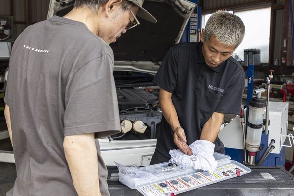作業内容をご説明してお引き渡し