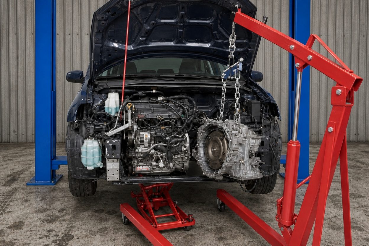 ミッション載せ替えが必要になった車両